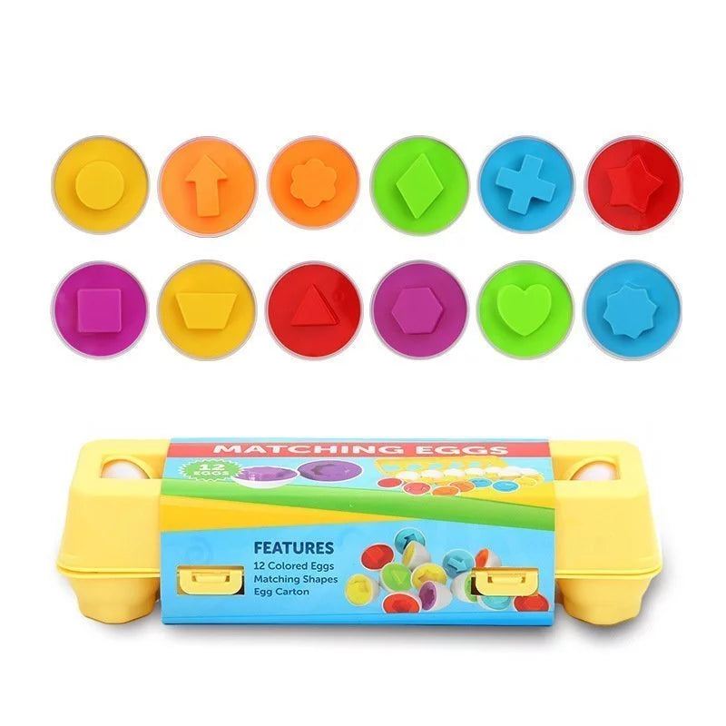 Easter Egg Matching Toy — Color & Shape Recognition